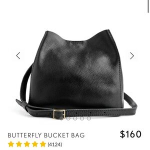 Portland Leather- Butterfly Bag in Pebbled Leather